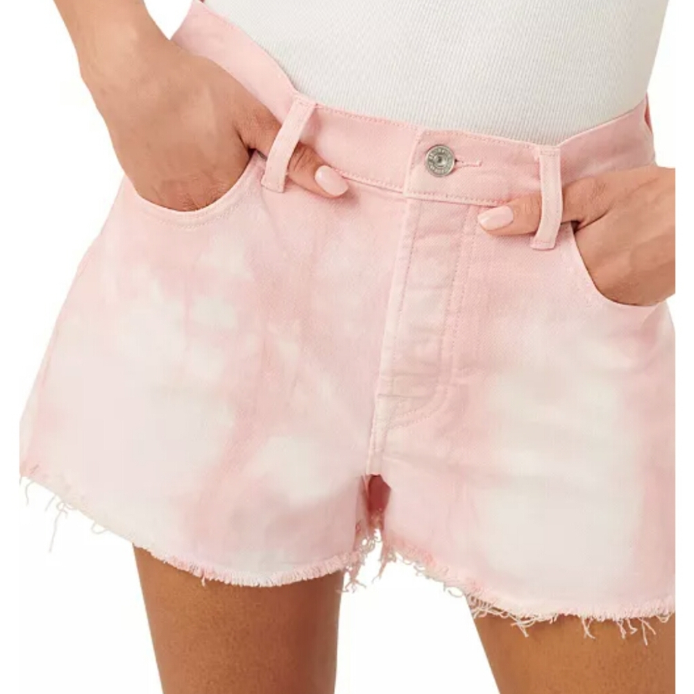 -NWT- 7FAM Monroe Button Fly Cutoff Shorts 31